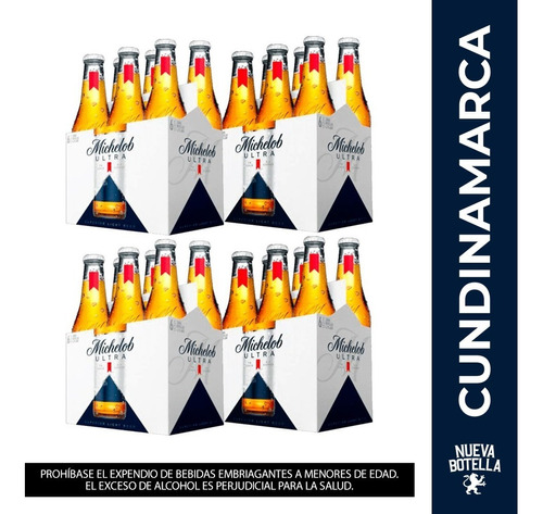 Pack X24 Cerveza Michelob Ultra Botella - mL a $11