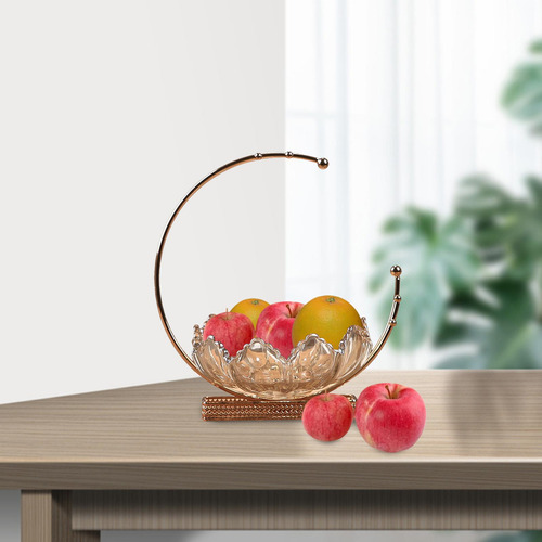 Tazón De Fuente De Frutas Decorativo De Vidrio, Centros De