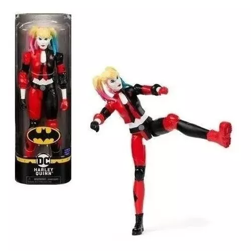 Boneca Harley Quinn Arkham Knight - Arlequina Dc Multiverse