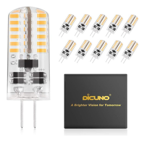 Dicuno G4 3w Led Luces De Luz Blanca Cálida De 12v A 20w ~