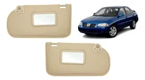 Comprar Jgo Par Viceras Parasol Nissan Sentra B15 Grises Arena Tela 