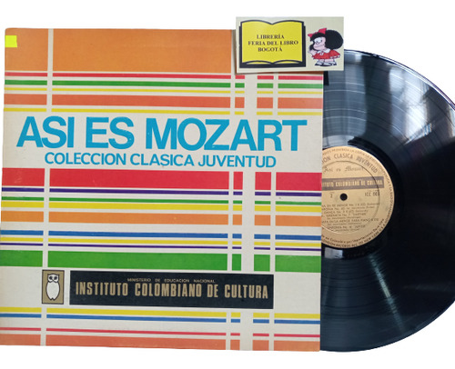 Lp - Acetato - Así Es Mozart - Colección Clásica De Juventud