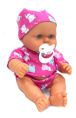 Imagen 6 de 7 de Bebote Nacho O Nacha Turby Goma 36cm Muñeca Gordito Bebe