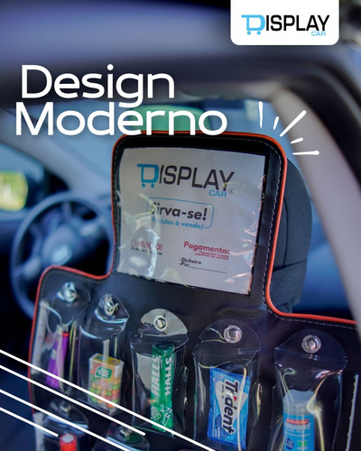Expositor Displaycar Para Vendas Em Uber E Taxi (com Alarme)