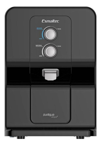 Purificador De Água Acqua7 Esmaltec Preto 7 Estágios 1l/h