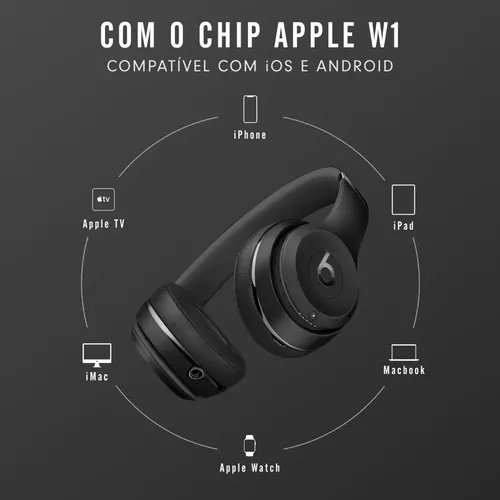 beats solo3 wireless ブラック Fone De Ouvido Solo3 Wireless Preto Beats | MercadoLivre