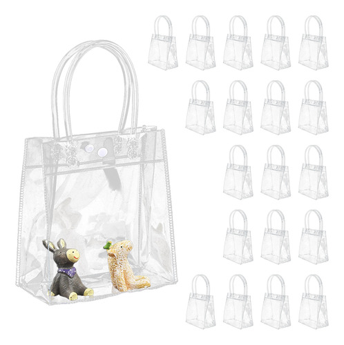 20 Bolsa Transparente De Pvc Para Regalo Bolsas Ecologicas