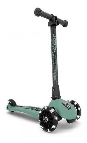 Scooter Scoot And Ride Highwaykick 3 Led Forest Color Verde