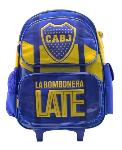 Mochila Boca Juniors Cabj Bombonera Campeón Carro 18 PuLG