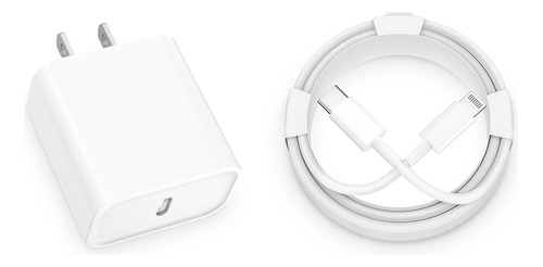 Cargador Rapido Apple 20w Tipo C To Lightning Mfi 2mts