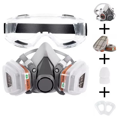 Máscara De Gas, Filtro, Respirador Y Gafas Militares