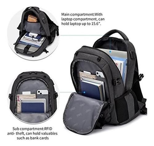Mochila Para Monopatín Rucyen, Mochila Para Computadora Port