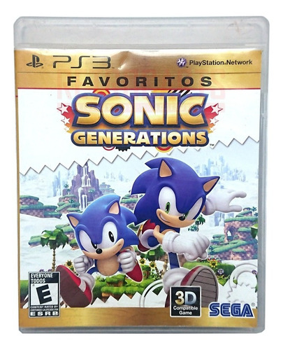 Sonic Generations Playstation Ps3  
