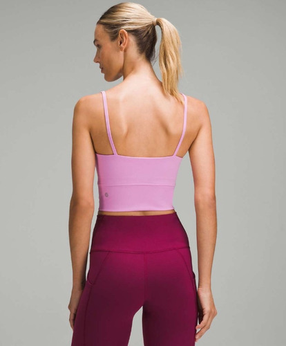Lululemon Wunder Train Strappy Tank Top Rosa Xs