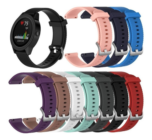 Malla Para Garmin Vivomove Hr 20mm Variedad Colores