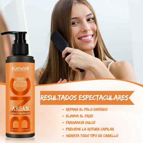 Acondicionador En Crema Con Aceite De Argan Y Biotina 200ml