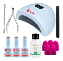 Comprar Kit Manicura Cabina Led Uv 48w Uñas Esmalte Semipermanente