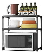 Comprar Estante Organizador De Microondas 2 Niveles Para Cocina