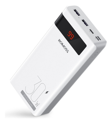 Romoss Power Bank Sense8ps Pro De 30000 Mah, Batera Externa