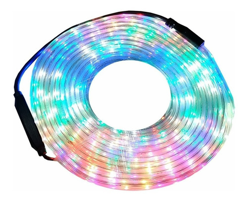 Manguera Plana De Led Multicolor De 10 Metros