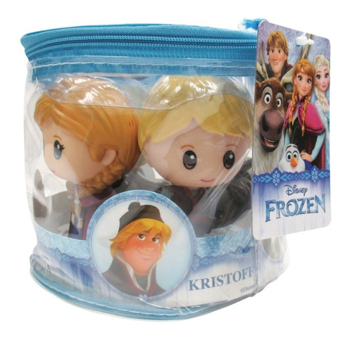 Disney Princesas / Frozen Mega Pack 5 Muñecas Baño + Bolso