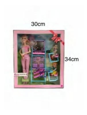 Set De Barbie Fashion Girl Con Accesorios Mayor Y Detal 