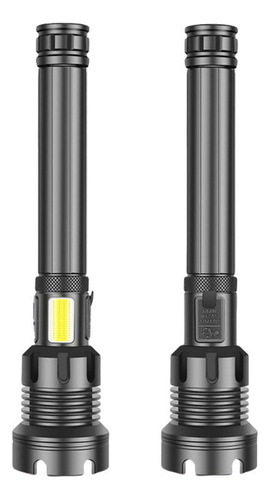 Linterna P90 Recargable Por Usb Con Luz Exterior