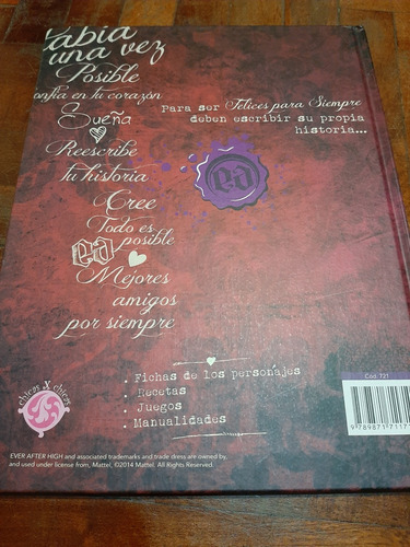 Ever After High. Royals And Rebela. Libro (Usado)
