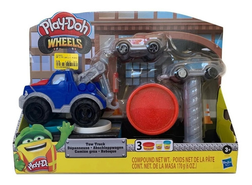 Massinha Play Doh Wheels Caminhão De Reboque Hasbro