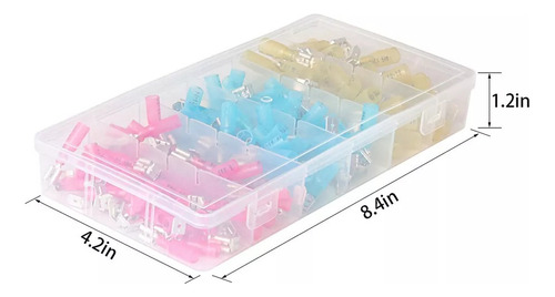 Kit De Conectores De Terminales Termorretráctiles 140pcs
