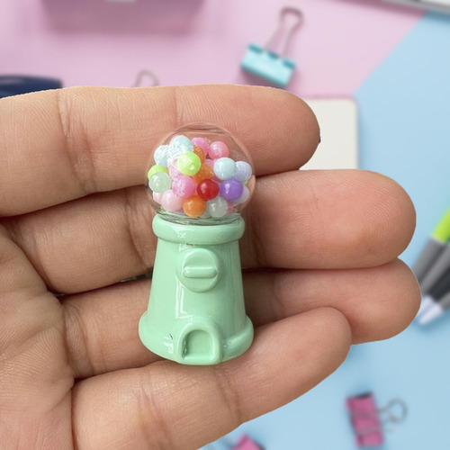Minimáquina De Dulces En Miniatura Para Hacer Tú Verde