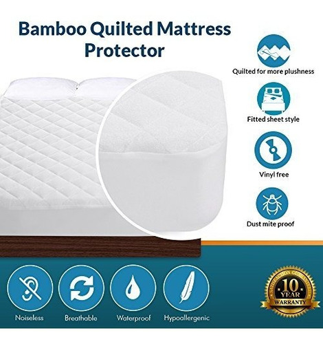 Protector De Colchon Para Cuna 100% Impermeable Hipoalergeni