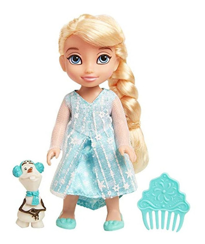 Disney Frozen Petite Elsa Muñeca Con Olaf Y Peine