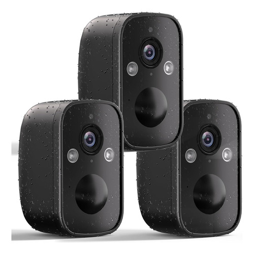 2.5k Ultra Qhd 5mp 150° 5200mah Cámaras De Seguridad Para El