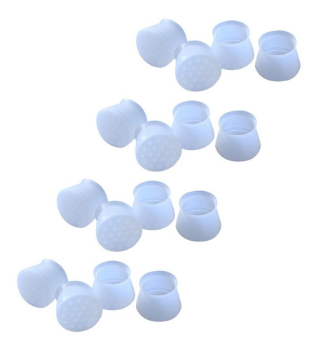Imagem 1 de 6 de 16pc Cadeira De Mesa De Silicone Perna Cap Pad Móveis Pés