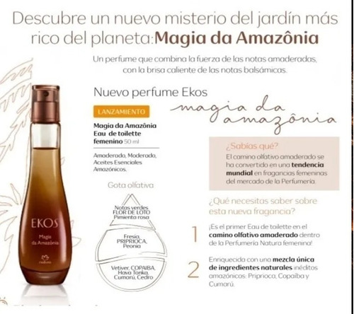 Perfume Natura Ekos Magia Da Amazonia Eau De Toilette 100ml | MercadoLibre