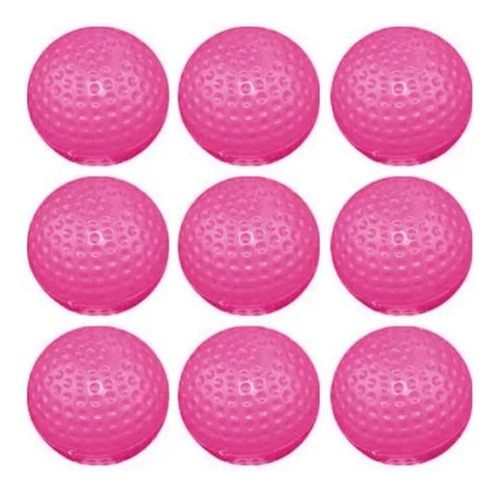 Pelotas De Practica Para Golf Plasticas X9 Unidades  