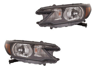 Honda Cr-v Crv 2012 2013 12 13 Head Light With Bulb Pair Ffy