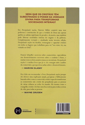 Livro: Discipulando Nações | Darrow Miller & Stan Guthrie, De Darrow Miller & Stan Guthrie. Editora Monergismo, Capa Mole Em Português, 2017