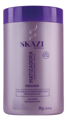 Mascara Skazi Vegana Matizadora Hialuronic + Mirtilo 1kg