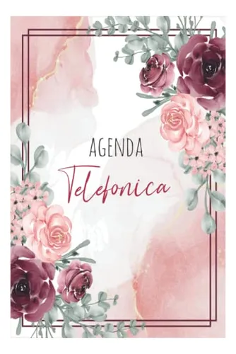 Agenda Telefonica Abecedario: Libreta De Direcciones Y Conta