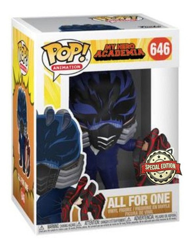 Funko Pop My Hero Academia All For One 646 Exclusivo