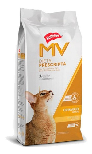 Imagen 1 de 1 de Alimento MV Dieta Prescripta Urinario para gato adulto sabor mix en bolsa de 7.5 kg