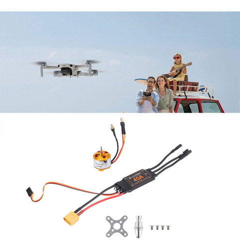 H Motor 2212 2200kv+40a Esc+6035 Hélica+protetor De Hélice