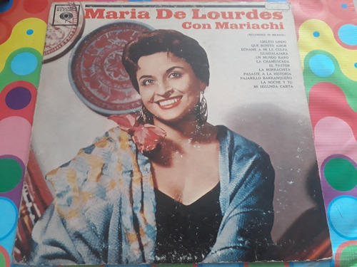 Maria De Lourdes Lp Con Mariachi Cielito Lindo Z