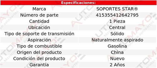 Tacón Transmisión Ctral 521 Pickup 1.6l 4 Cil 1970-1972
