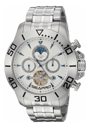 Reloj Seapro Montecillo Sp5133 Movimiento Automático 49mm