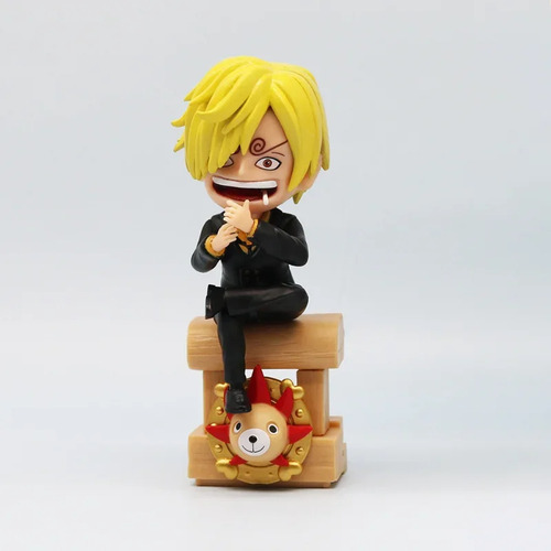 Figura Sanji One Piece Anime Muñeco Sentado Pvc