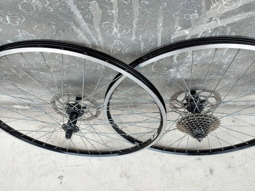 Llantas De Bicicleta Rodado 26 Mtb A Disco Shimano Barata Negro (Usado)