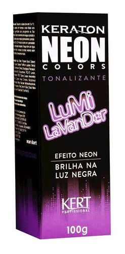 Kit 2 Coloração Keraton Neon Colors Lumi Lavander 100g